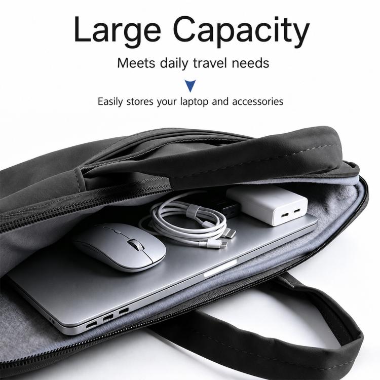 Borsa a mano in pelle per laptop 13,3-14 pollici