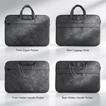 Borsa a mano in pelle per laptop 13,3-14 pollici