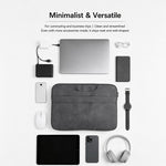 Borsa a mano in pelle per laptop 13,3-14 pollici