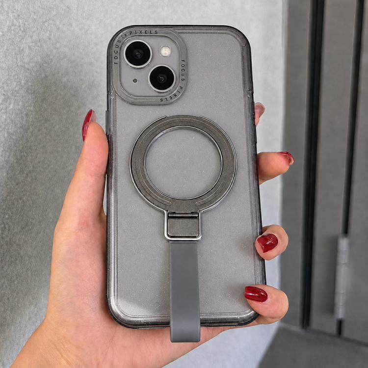 Cornice per fotocamera con lettere glitterate e supporto magnetico per iPhone 13