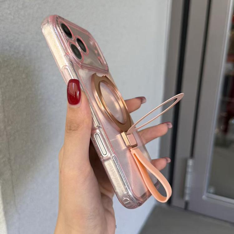 Cornice per fotocamera con lettere glitterate e supporto magnetico per iPhone 13