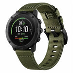 Cinturino per orologio in tela e nylon con fibbia ad ardiglione., For Suunto 9 / Suunto 7
