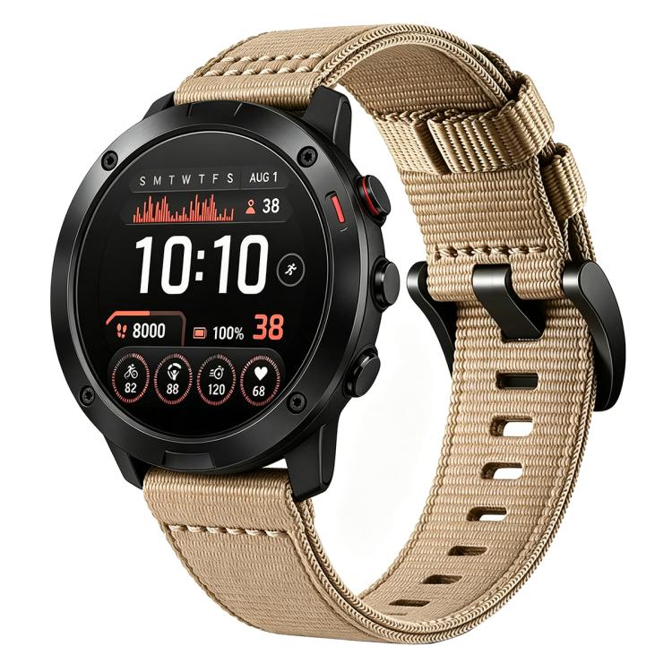 Cinturino per orologio in tela e nylon con fibbia ad ardiglione., For Suunto 9 / Suunto 7