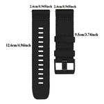 Cinturino per orologio in tela e nylon con fibbia ad ardiglione., For Suunto 9 / Suunto 7