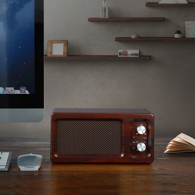 Subwoofer Bluetooth D60 16W in legno con supporto TF e AUX