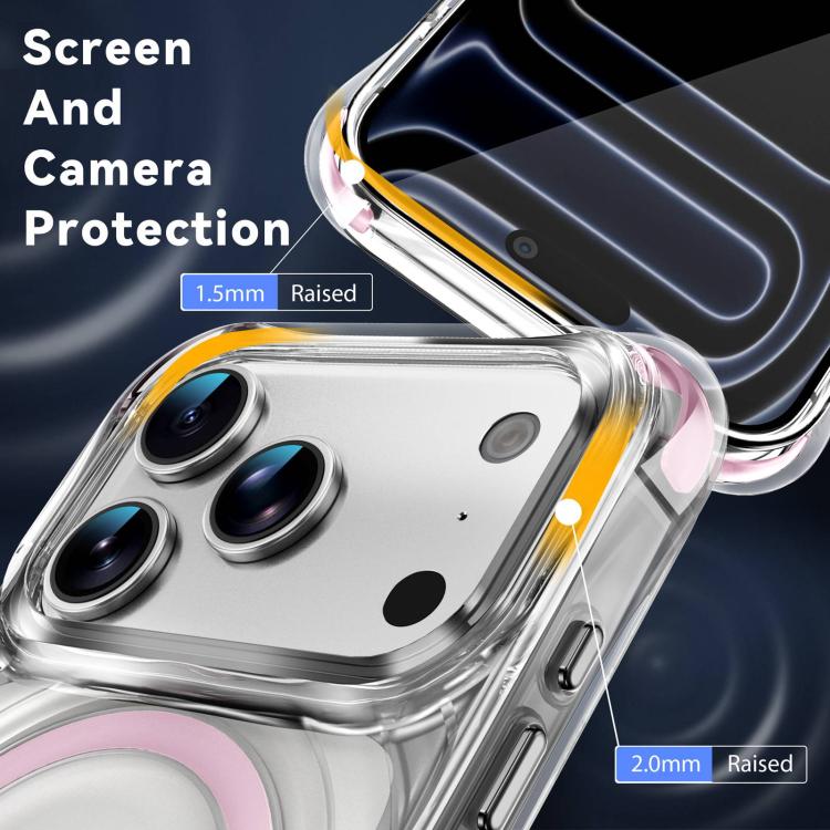 Custodia magnetica antiurto con angoli ammortizzanti per iPhone 17 Pro Max