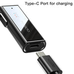 Adattatore wireless Yesido YAU41 2 in 1, adattatore audio AUX da 3,5 mm, trasmettitore e ricevitore Bluetooth 5.1 per auto.