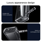 Adattatore wireless Yesido YAU41 2 in 1, adattatore audio AUX da 3,5 mm, trasmettitore e ricevitore Bluetooth 5.1 per auto.