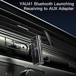 Adattatore wireless Yesido YAU41 2 in 1, adattatore audio AUX da 3,5 mm, trasmettitore e ricevitore Bluetooth 5.1 per auto.