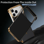 Custodia magnetica con texture in Kevlar per iPhone 13 e 14 Pro Max
