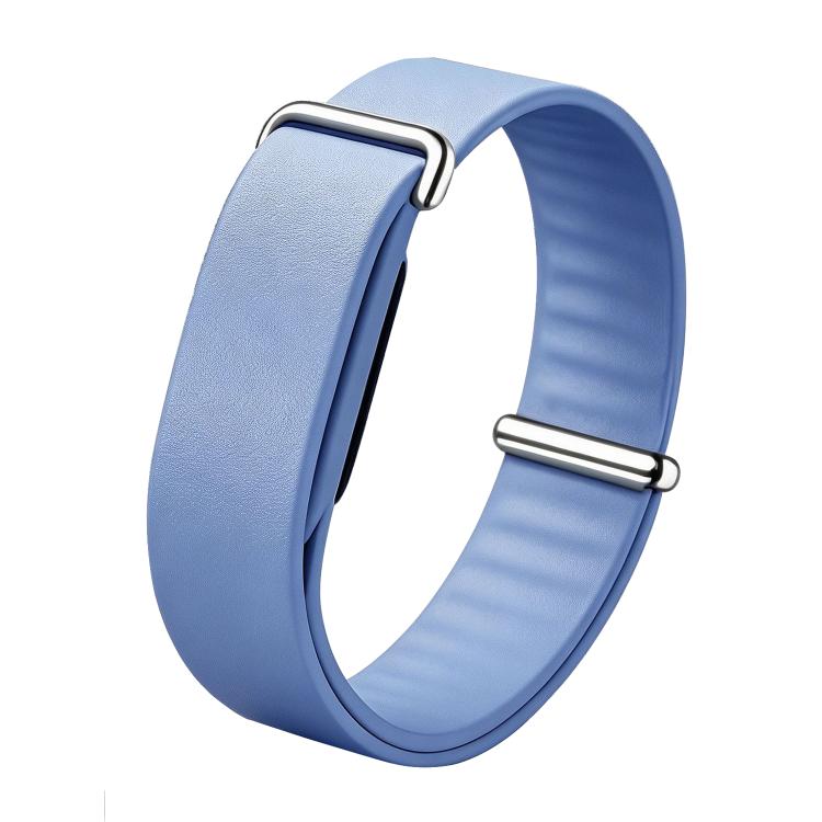Cinturino per orologio in similpelle PU tinta unita con passante., For Google Fitbit Air