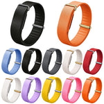 Cinturino per orologio in similpelle PU tinta unita con passante., For Google Fitbit Air