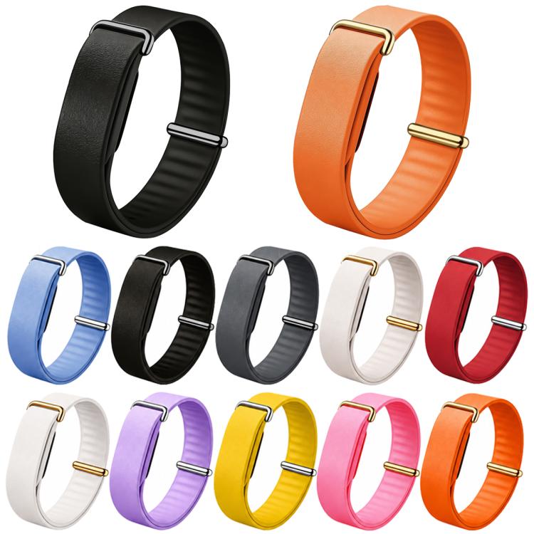 Cinturino per orologio in similpelle PU tinta unita con passante., For Google Fitbit Air