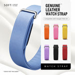 Cinturino per orologio in similpelle PU tinta unita con passante., For Google Fitbit Air
