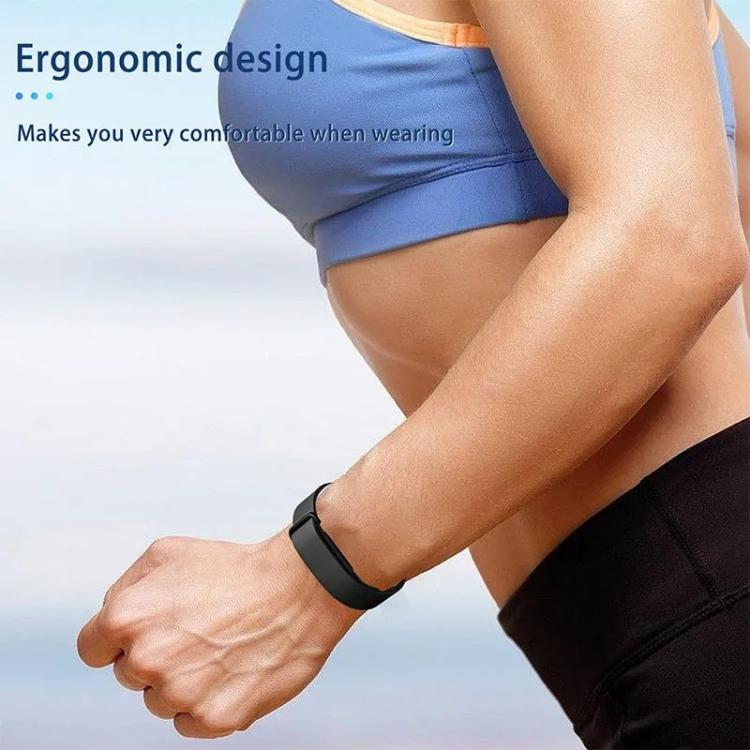 Cinturino per orologio in similpelle PU tinta unita con passante., For Google Fitbit Air