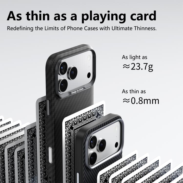 Custodia leggera in fibra di lyocell per iPhone 18 Pro
