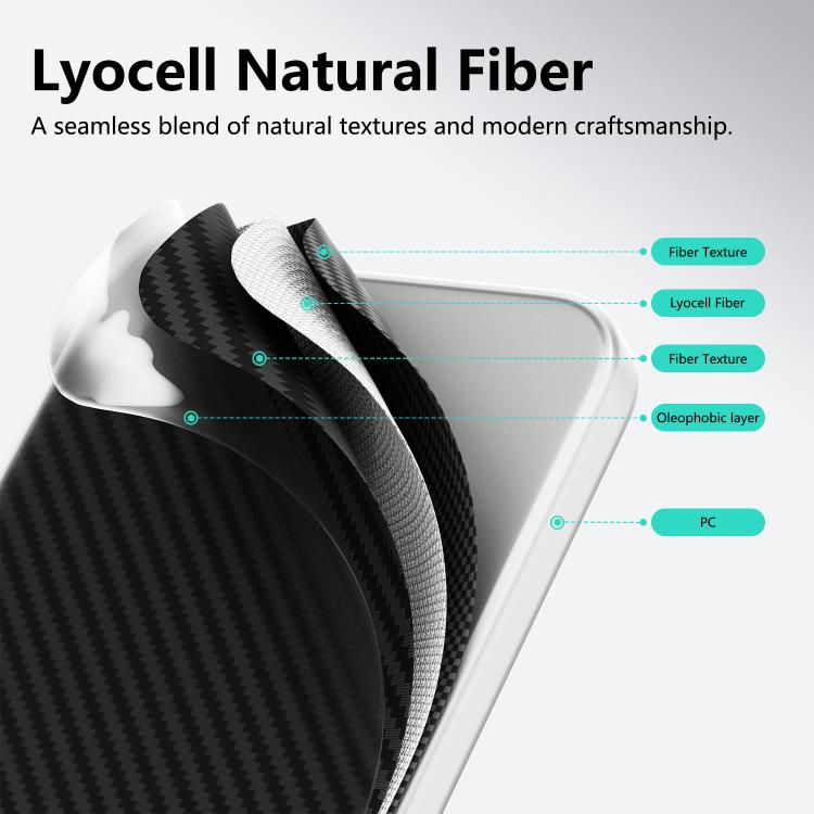 Custodia leggera in fibra di lyocell per iPhone 18 Pro