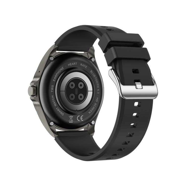 Smartwatch F36 con schermo HD da 1,46 pollici, auricolari wireless 2 in 1 e supporto per la connessione a due dispositivi.
