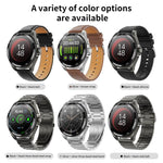 Smartwatch F36 con schermo HD da 1,46 pollici, auricolari wireless 2 in 1 e supporto per la connessione a due dispositivi.