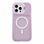 Custodia magnetica effetto pelle con supporto per obiettivo per iPhone 12 Pro