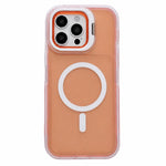 Custodia magnetica effetto pelle con supporto per obiettivo per iPhone 12 Pro