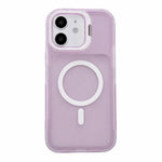 Custodia magnetica effetto pelle con supporto per obiettivo per iPhone 12 Pro
