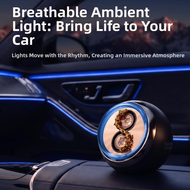 FLOOWPY L10 Ornamento elettrico per auto con aromaterapia e targa di parcheggio