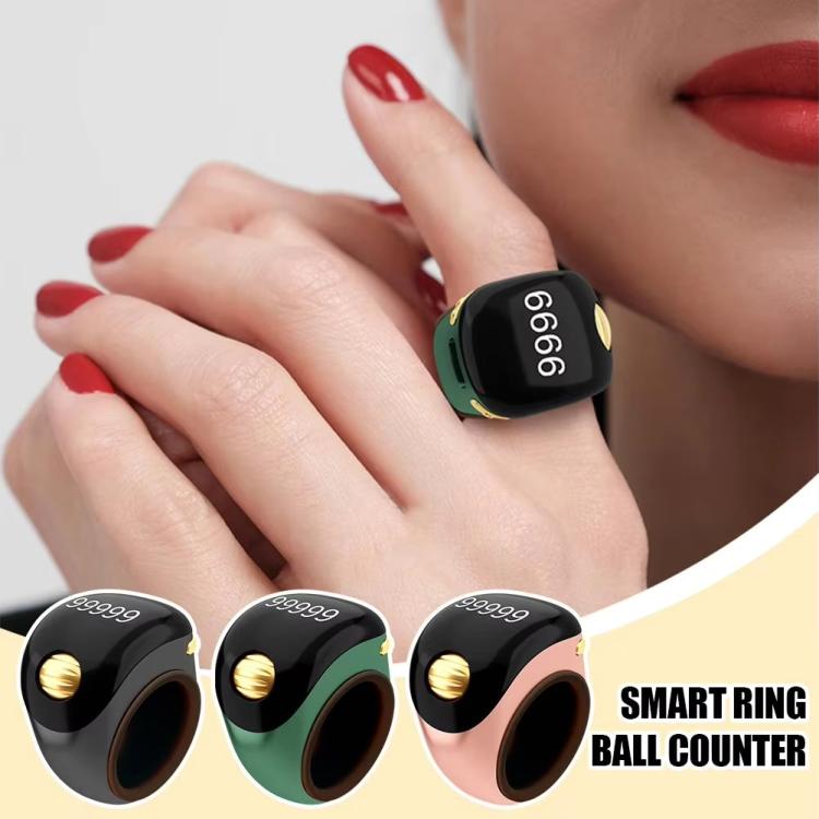 Contatore di anelli di preghiera intelligente Bluetooth S8 con ruote, regolabile in dimensioni, S8 (Green), S8 (Black), S8 (Rose Gold)
