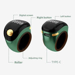 Contatore di anelli di preghiera intelligente Bluetooth S8 con ruote, regolabile in dimensioni, S8 (Green), S8 (Black), S8 (Rose Gold)