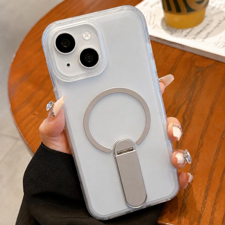 Custodia magnetica in TPU satinato con supporto per iPhone 15