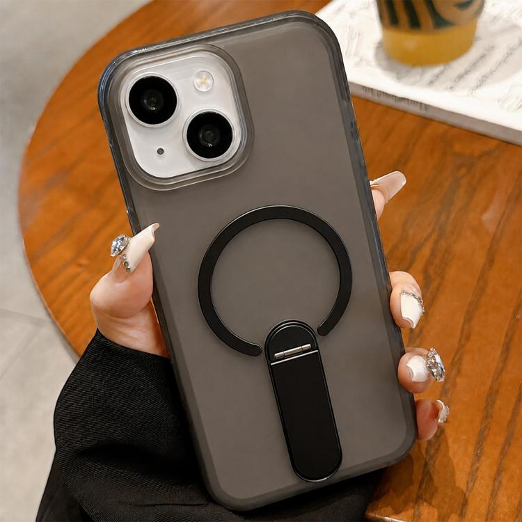 Custodia magnetica in TPU satinato con supporto per iPhone 15