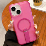 Custodia magnetica in TPU satinato con supporto per iPhone 15