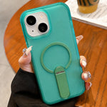 Custodia magnetica in TPU satinato con supporto per iPhone 15