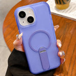 Custodia magnetica in TPU satinato con supporto per iPhone 15