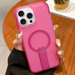 Custodia magnetica in TPU satinato con supporto per iPhone 15