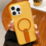 Custodia magnetica in TPU satinato con supporto per iPhone 15