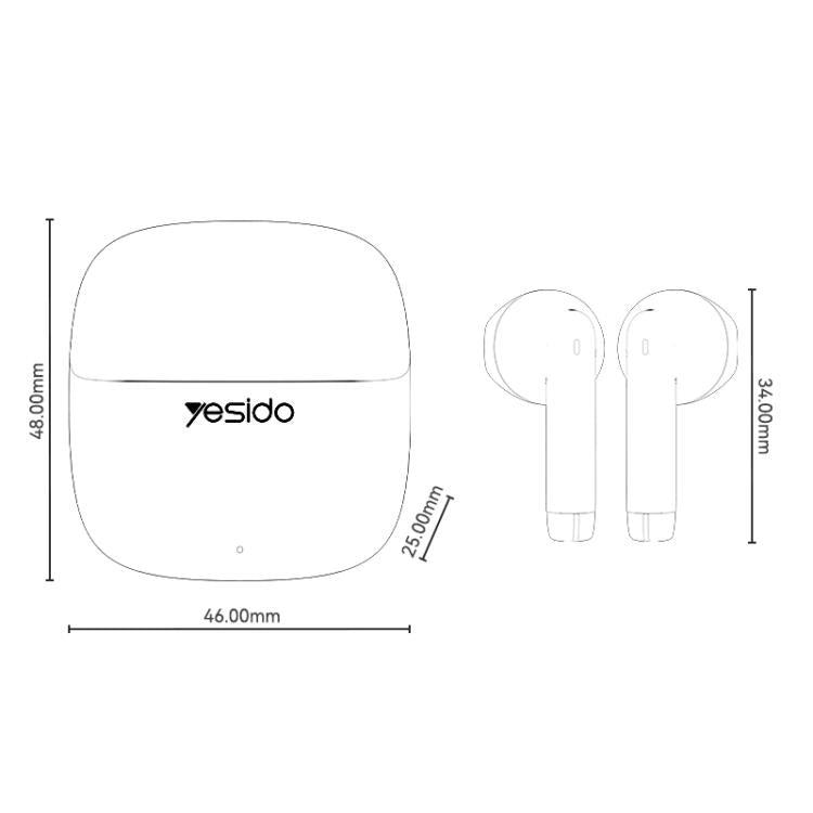 Auricolari Bluetooth semi-in-ear Yesido TWS48
