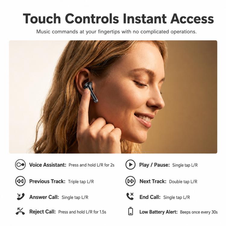 Auricolari Bluetooth semi-in-ear Yesido TWS48