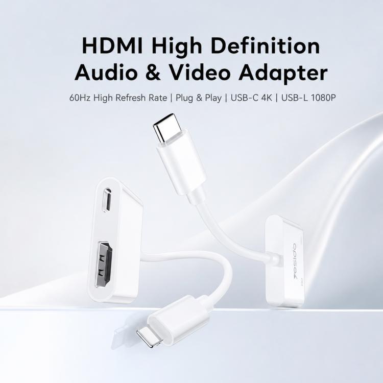 Adattatore Type-C a HDMI 4K 60Hz con ricarica PD