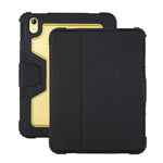Custodia tablet trasparente in pelle a tre ante per iPad 2025/2022