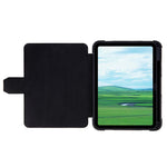 Custodia tablet trasparente in pelle a tre ante per iPad 2025/2022