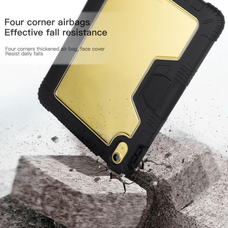 Custodia tablet trasparente in pelle a tre ante per iPad 2025/2022