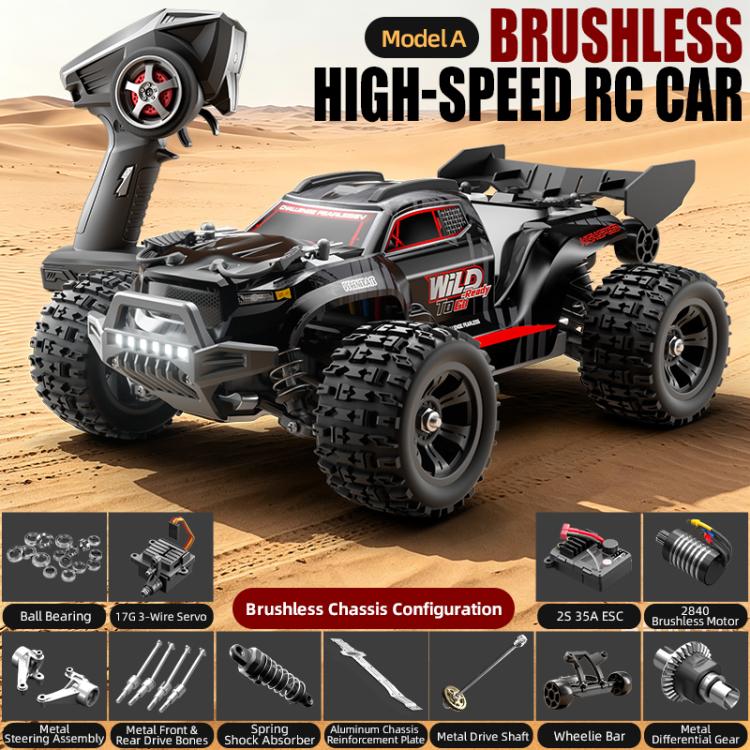 Auto radiocomandata JJR/C 8810 Pro in scala 1:18, senza spazzole, ad alta velocità e trazione integrale.