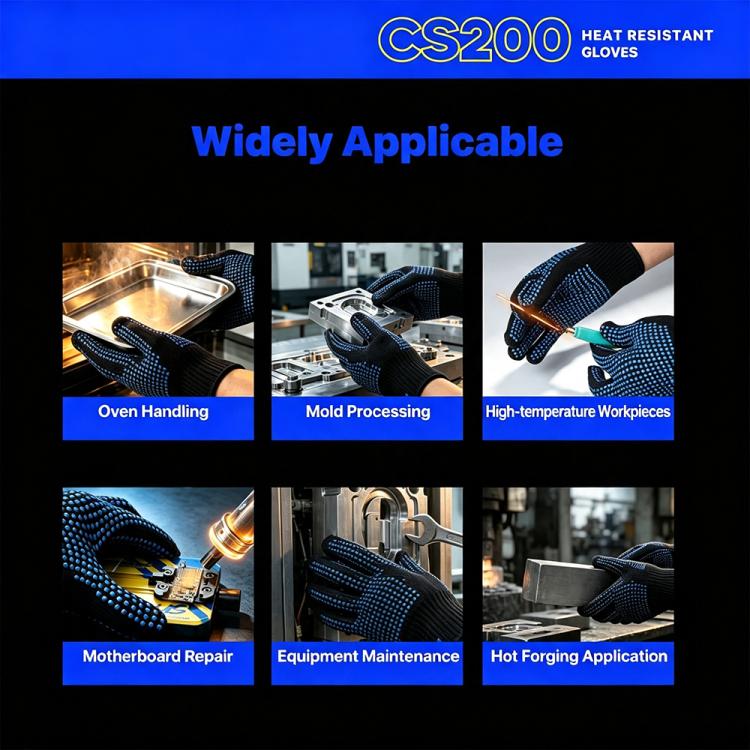 Guanti antiscivolo MECHANIC CS200 resistenti e traspiranti