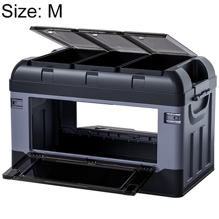 SUITU R-6543 Box portaoggetti multifunzionale per auto, campeggio all'aperto, M 48x30x32.5cm, L 59x36x38cm