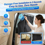 SUITU ST-2420 Tendina parasole universale per auto, oscurante, termoisolante e per finestrini., ST-2420