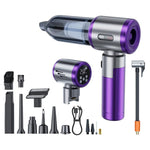 SUITU ZHST-6907D Aspirapolvere per auto portatile intelligente 2 in 1 senza spazzole e gonfiatore per pneumatici, ZHST-6907D