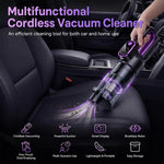 Aspirapolvere portatile per auto SUITU Smart Brushless, Standard Version, with Extension Pole+Large Floor Brush