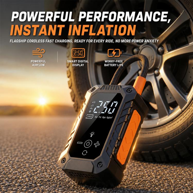 SUITU ZY-003B Pompa elettrica wireless per pneumatici auto, ZY-003B