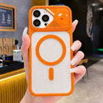 Custodia magnetica Mirror Shield dai colori iridescenti per iPhone 13 Pro